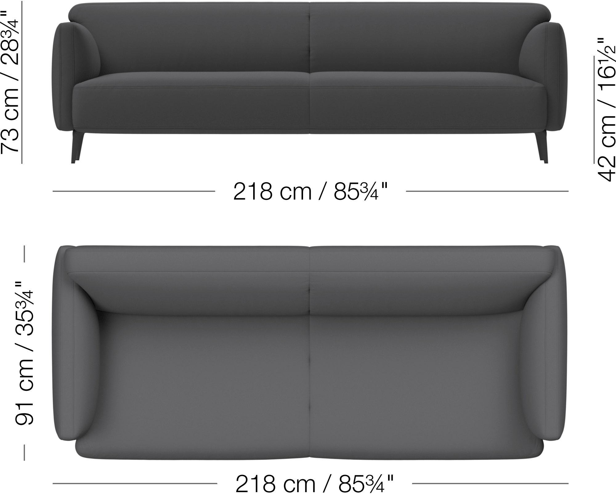 Modena 3人掛けソファ boconcept 正規品 美品 ボーコンセプト Modena 3